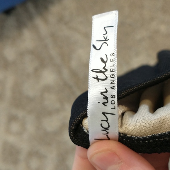 Lucy in the Sky Black Long Sleeve Strappy Back Bodycon Dress Size S - Picture 6 of 8